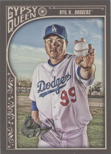 2015 Topps Gypsy Queen - Hyun-jin Ryu #160