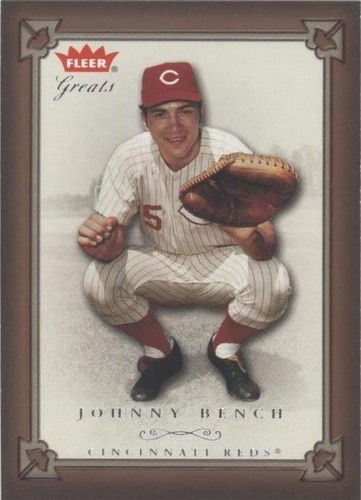2004 Fleer Greats of the Game - Johnny Bench #35