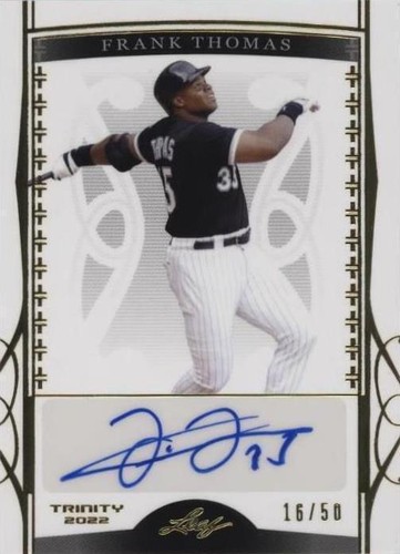 2022 Leaf Trinity - Frank Thomas #BA-FT1