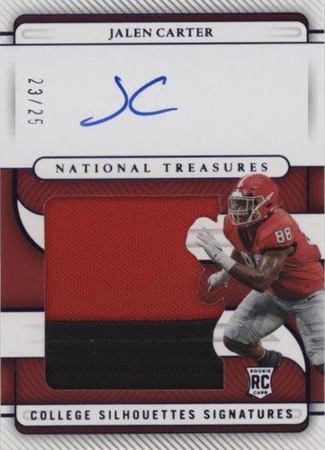 2023 Panini National Treasures Collegiate Jalen Carter #CSS-JC