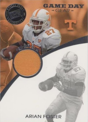 2009 Press Pass Signature Edition Arian Foster #GDG-AF