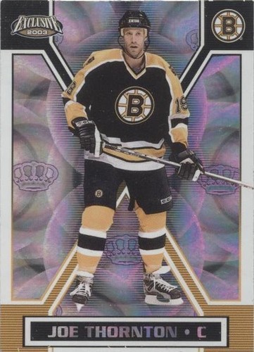 2002-03 Pacific Exclusive - Joe Thornton #15