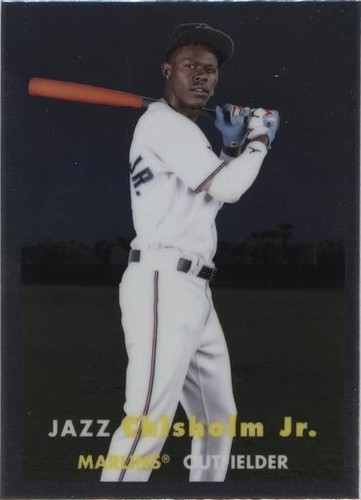 2024 Topps Chrome Lids Mitchell & Ness - Jazz Chisholm #5