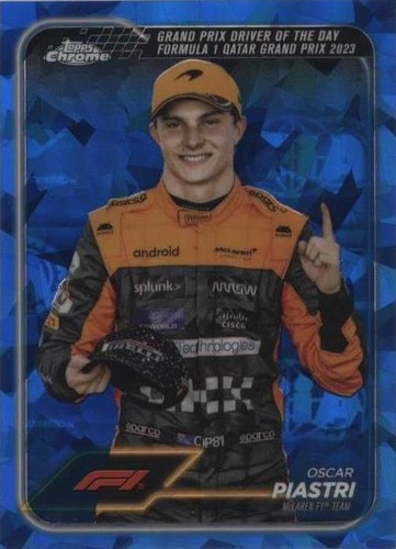 2024 Topps Chrome Sapphire Edition Formula 1 - Oscar Piastri #175
