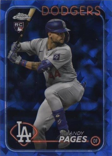 2024 Topps Chrome Update Series Sapphire Edition - Andy Pages #USCS221