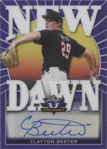 2020 Leaf Valiant - Clayton Beeter #ND-CB1