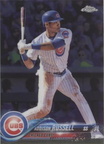 2018 Topps Chrome - Addison Russell #86