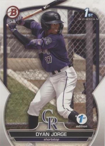 2023 Bowman 1st Edition - Dyan Jorge #BPPF-22