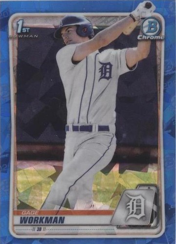 2020 Bowman Chrome Draft Sapphire Edition - Gage Workman #BD-33