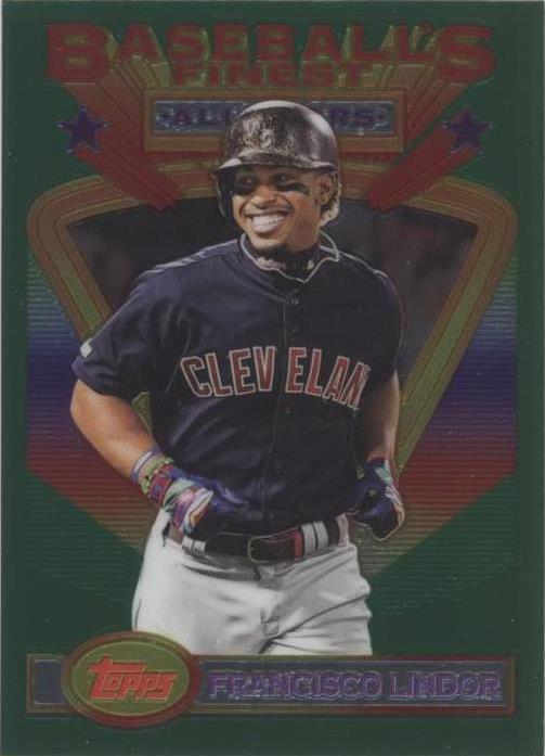 2020 Topps Finest Flashbacks - Francisco Lindor #115