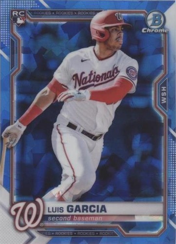 2021 Bowman Chrome Sapphire Edition - Luis Garcia #74