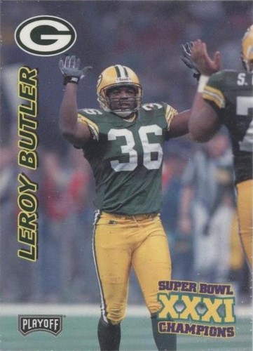 1997 Playoff Green Bay Packers Super Sunday LeRoy Butler #14