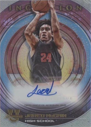 2022-23 Bowman Inception University - Jared McCain #BIA-JM