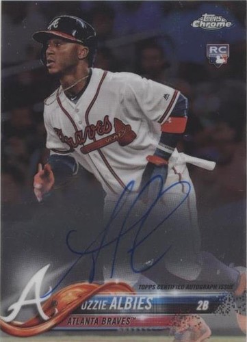 2018 Topps Chrome - Ozzie Albies #RA-OA