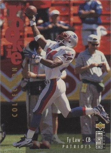 1995 Upper Deck Collector's Choice Update Ty Law #U40
