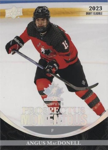 2023 Upper Deck Team Canada Juniors - Angus Macdonell #PM-33