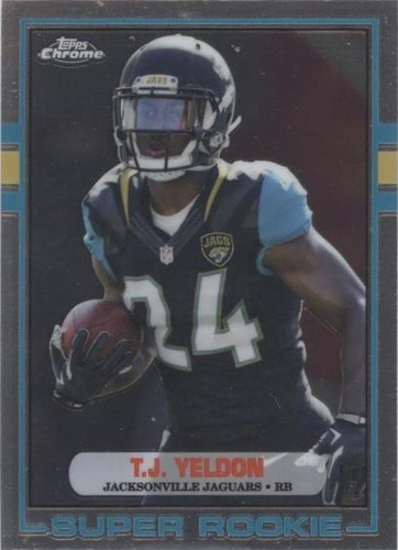 2015 Topps Chrome T. J. Yeldon #89-TY