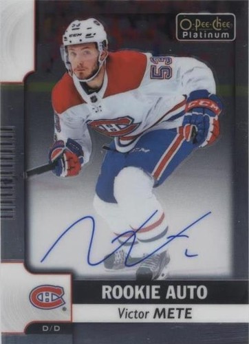 2017-18 O-Pee-Chee Platinum - Victor Mete #R-VM