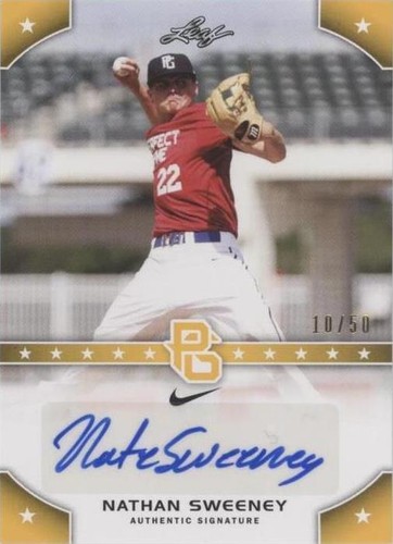 2015 Leaf Perfect Game National Showcase - Nathan Sweeney #PG-NS1