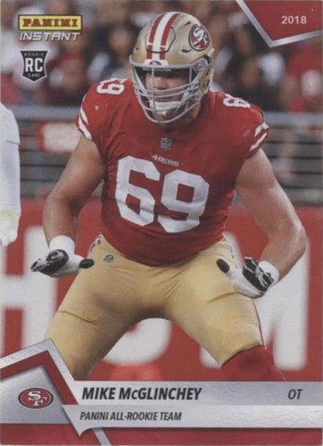 2018 Panini Instant NFL Mike McGlinchey #7