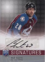 2008-09 Upper Deck Be a Player - Ben Guite #S-BG