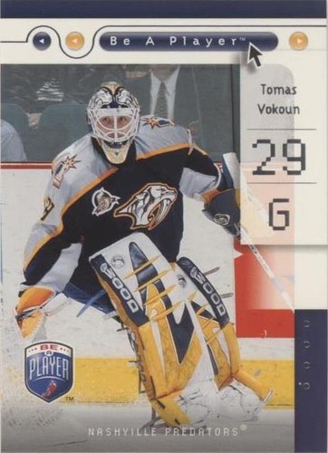 2005-06 Upper Deck Be a Player - Tomas Vokoun #49
