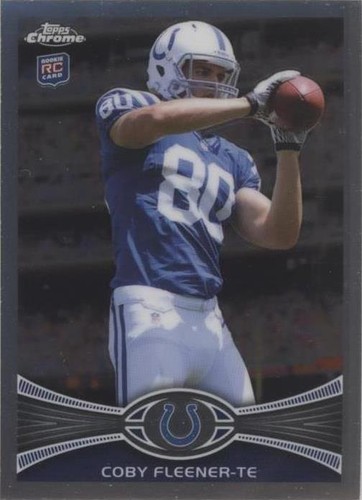 2012 Topps Chrome Coby Fleener #209