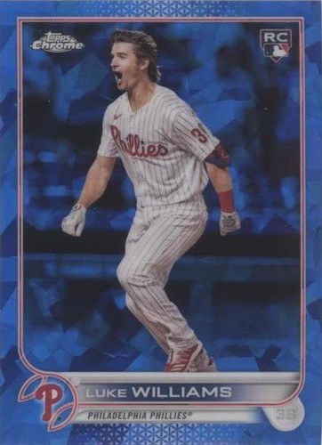 2022 Topps Chrome Sapphire Edition - Luke Williams #62