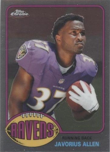 2015 Topps Chrome Javorius Allen #76-JAL