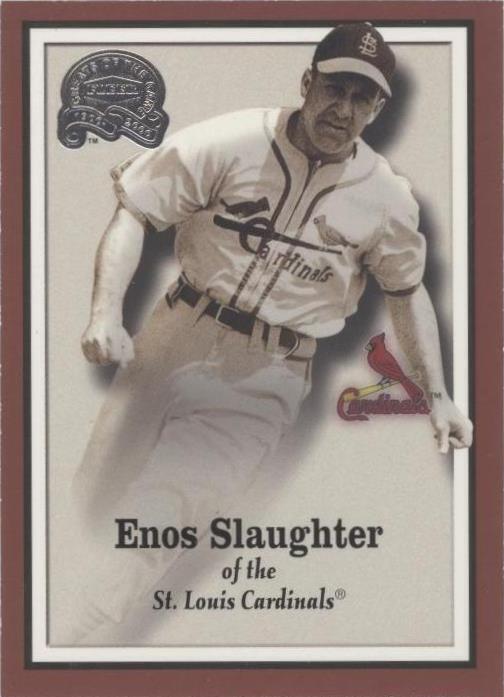2000 Fleer Greats of the Game - Enos Slaughter #48