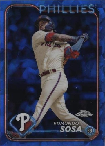 2024 Topps Chrome Sapphire Edition - Edmundo Sosa #562