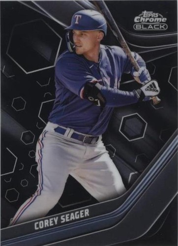 2023 Topps Chrome Black - Corey Seager #16
