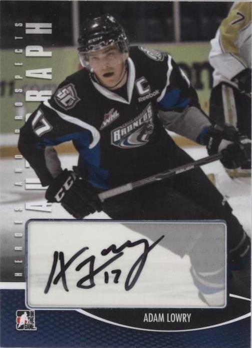 2012-13 In the Game Heroes and Prospects - Adam Lowry #A-AL