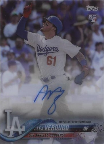 2018 Topps Clearly Authentic Autographs - Alex Verdugo #CAA-AV