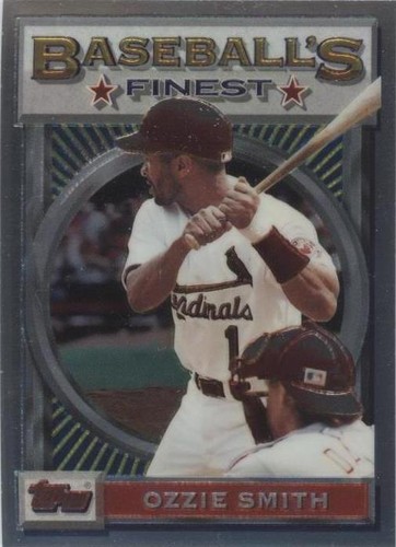 1993 Topps Finest - Ozzie Smith #28
