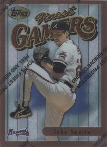 1996 Topps Finest - John Smoltz #124