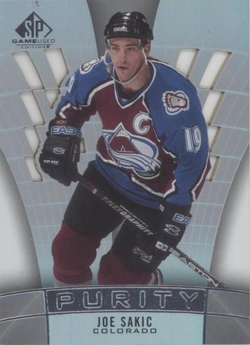 2021-22 Upper Deck SP Game Used - Joe Sakic #P-55