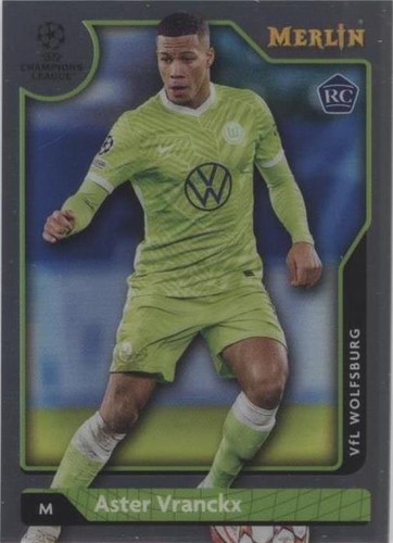 2021-22 Topps Merlin Collection Chrome UCL Aster Vranckx #123