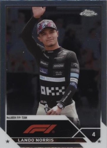 その他 PSA10 Topps  Lando Norris Refractor Lando Norris 2024 Topps Chrome Formula 1 #7 Fuchsia Lava