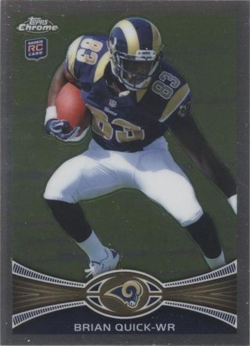 2012 Topps Chrome Brian Quick #99
