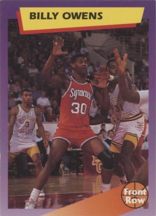 Selecciones de ensueño de primera fila 1991-92 - Billy Owens #16