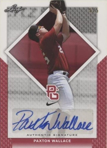 2016 Leaf Perfect Game National Showcase - Paxton Wallace #BA-133