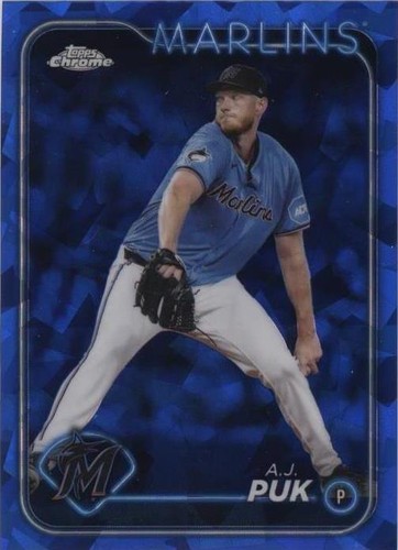 2024 Topps Chrome Update Series Sapphire Edition - A.J. Puk #USCS330