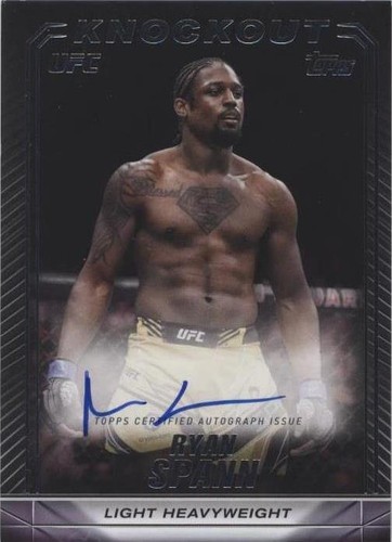 2024 Topps UFC Knockout - Ryan Spann #KNA-RSN