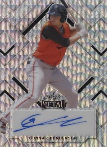 2022 Leaf Metal - Gunnar Henderson #BA-GH1