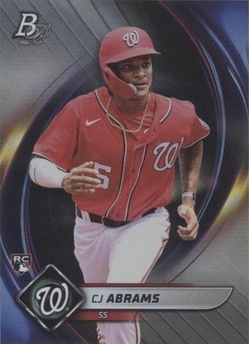 2022 Bowman Platinum - C.J. Abrams #14