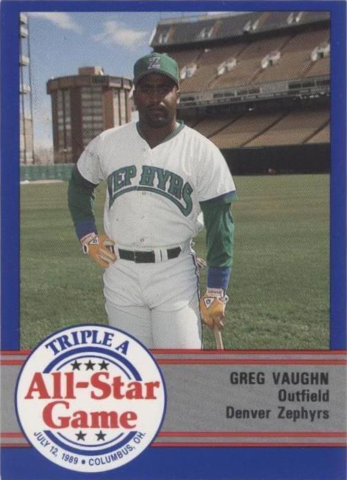 ProCards Triple A All-Star Game 1989 - Greg Vaughn #AAA-42