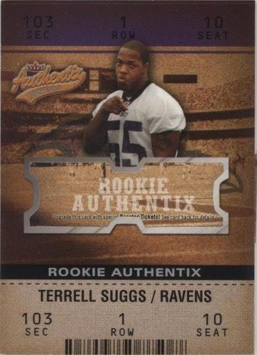 2003 Fleer Authentix Terrell Suggs #130