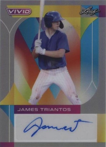 2022 Leaf Vivid - James Triantos #BA-JT1