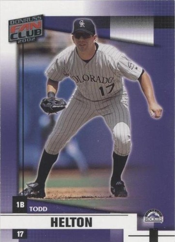2002 Donruss Fan Club - Todd Helton #76